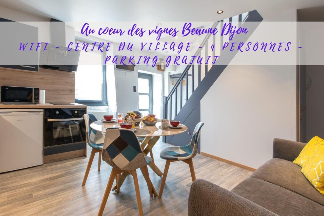 Au Coeur Des Vignes Entre Beaune Et Dijon Villa Montceau-et-Echarnant Dış mekan fotoğraf